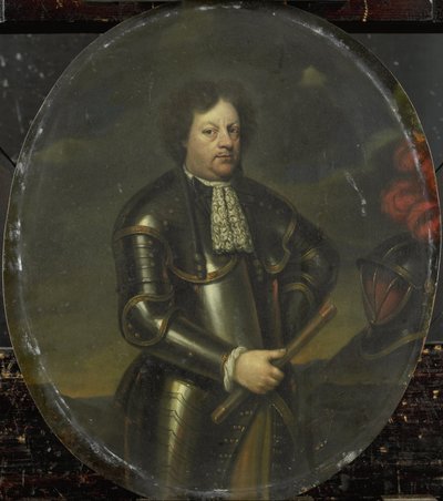 Portrait du Major-Général Hans Willem, Baron van Aylva, dit Le Général redoutable - Hendrick de Valk