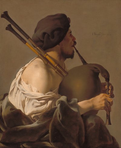 Joueur de cornemuse, 1624 - Hendrick ter Brugghen