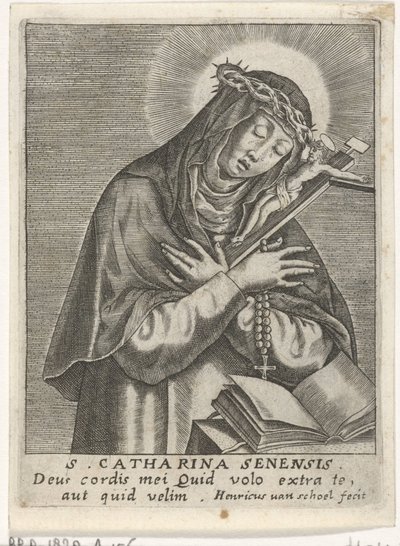 Sainte Catherine de Sienne - Hendrick van Schoel