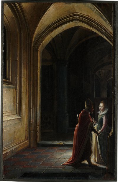 Esther et Mardochée - Hendrick van Steenwijk the Younger