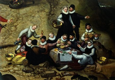 Foire de campagne, par Lucas van Valkenborch - Hendrick van den (1530 97) Broeck
