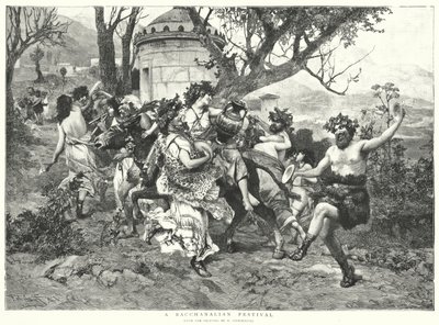 Festival Bacchanal - Hendrik (after) Siemiradzki