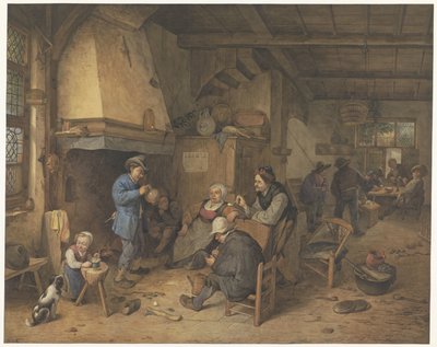 Compagnie de paysans à l
