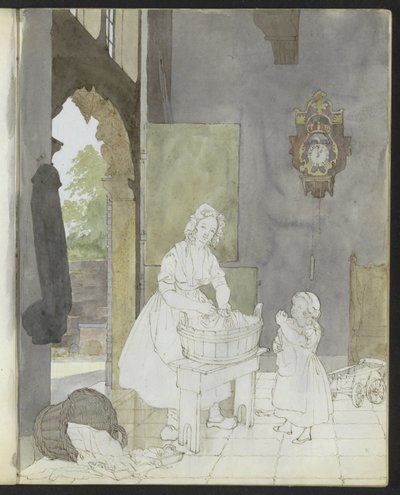 Laveuse - Hendrik Abraham Klinkhamer