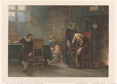 Vondel dans ses dernières années - Hendrik Albert van Trigt