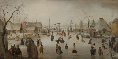 Sports de glace, vers 1610 - Hendrik Avercamp