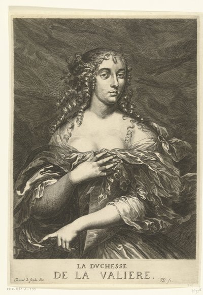Portrait de Louise Françoise de La Baume Le Blanc de la Vallière - Hendrik Bary