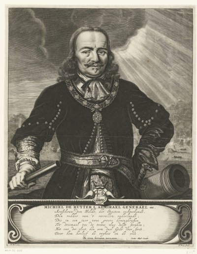 Portrait de Michiel Adriaansz. de Ruyter - Hendrik Bary