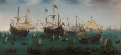 Le retour à Amsterdam de la deuxième expédition aux Indes orientales, 19 juillet 1599 - Hendrick Cornelisz. Vroom
