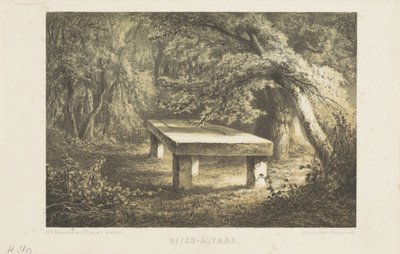 Autel sacrificiel germanique - Hendrik Dirk Kruseman van Elten