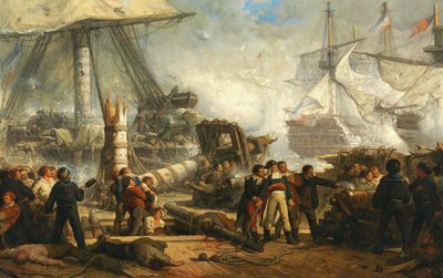Lord Nelson à la bataille de Trafalgar, 1878 - Hendrik Frans Schaefels