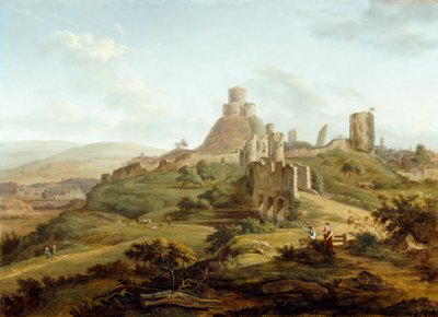 Vue du Château de Launceston depuis le sud - Hendrik Frans de Cort