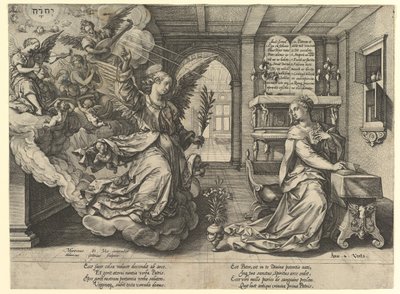 Annonciation, 1594 - Hendrik Goltzius