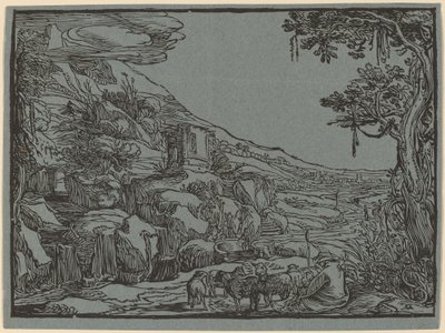 Paysage arcadien - Hendrik Goltzius