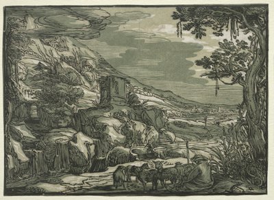 Paysage arcadien, vers 1615 - Hendrik Goltzius