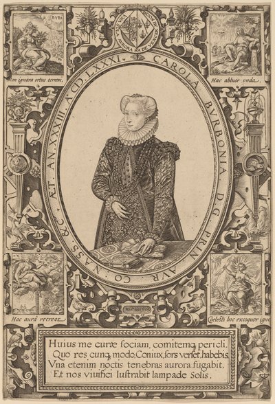 Charlotte de Bourbon - Hendrik Goltzius