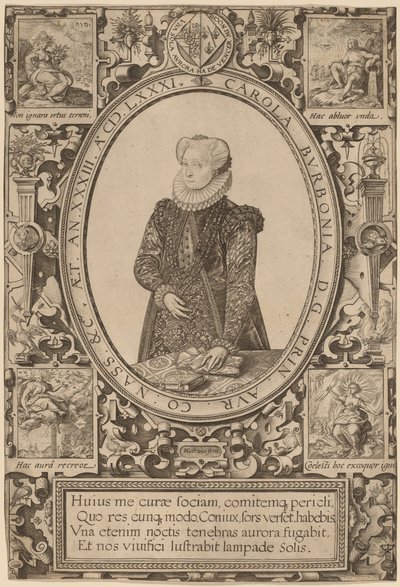 Charlotte de Bourbon - Hendrik Goltzius