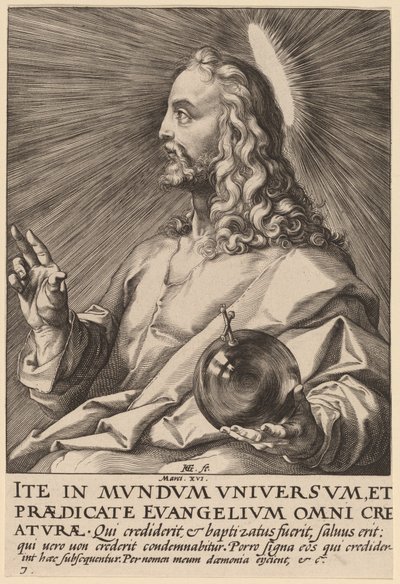 Christ en Salvator Mundi - Hendrik Goltzius