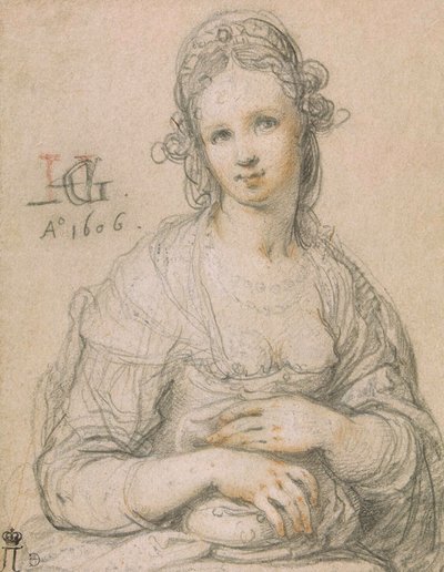 Courtisane, 1606 - Hendrik Goltzius