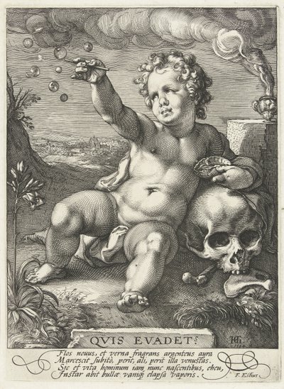 Homo Bulla, 1594 - Hendrik Goltzius