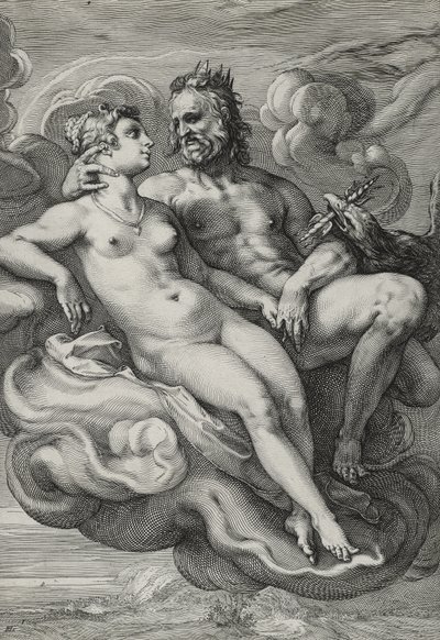 Jupiter et Junon, c.1593-94 - Hendrik Goltzius