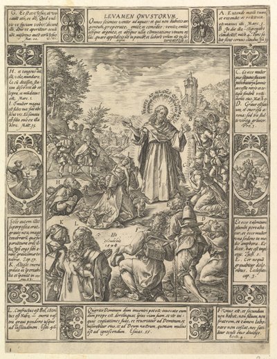Levamen Onostrorum, des Allégories de la Foi Chrétienne - Hendrik Goltzius
