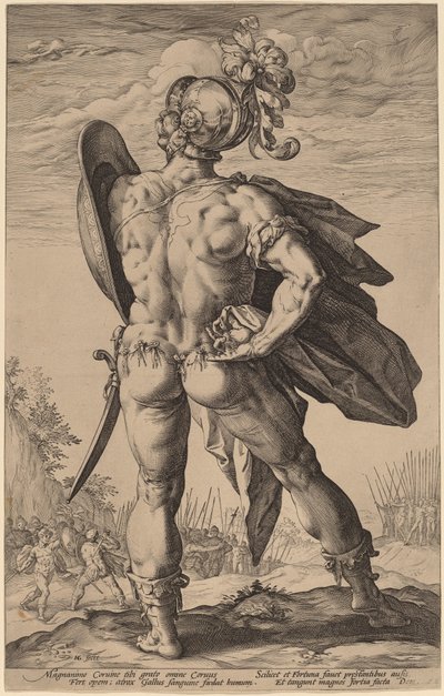 Marcus Valerius Corvus - Hendrik Goltzius