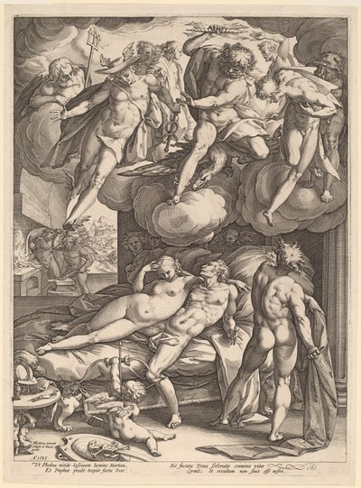 Mars et Vénus surpris par Vulcain - Hendrik Goltzius