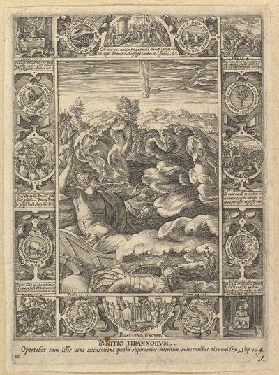 Punitio Malorum, des Allégories de la foi chrétienne - Hendrik Goltzius