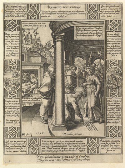 Remissio Peccatorum, des Allégories sur le Credo chrétien - Hendrik Goltzius