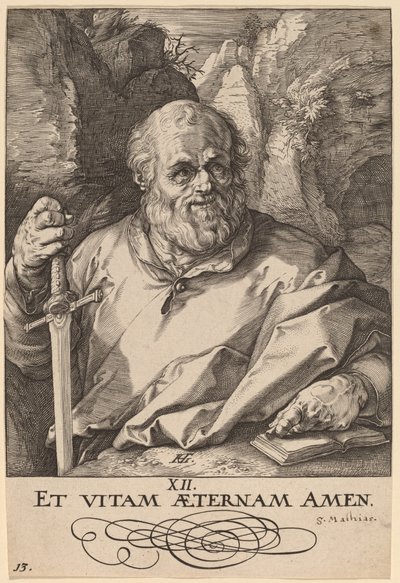 Saint Matthias - Hendrik Goltzius