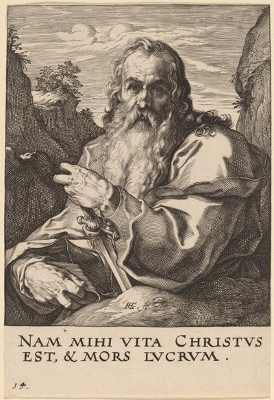 Saint Paul - Hendrik Goltzius