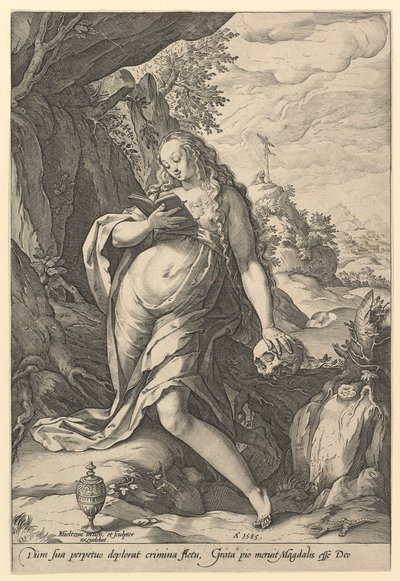 Sainte Marie-Madeleine pénitente, 1585 - Hendrik Goltzius