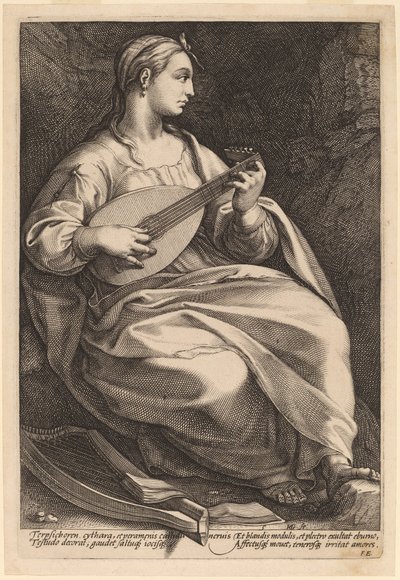 Terpsichore - Hendrik Goltzius