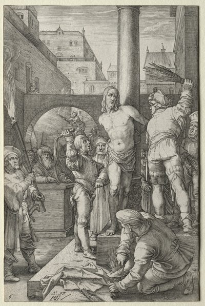 La Flagellation de La Passion - Hendrik Goltzius