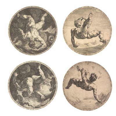 Les Quatre Déshonorés - Hendrik Goltzius