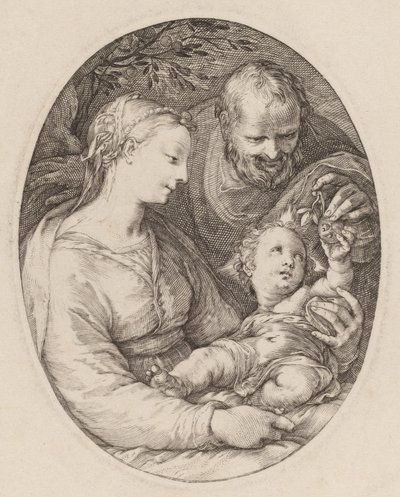 La Sainte Famille - Hendrik Goltzius