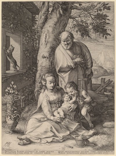 La Sainte Famille avec l