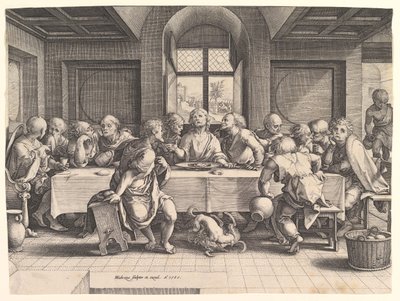 La Cène - Hendrik Goltzius