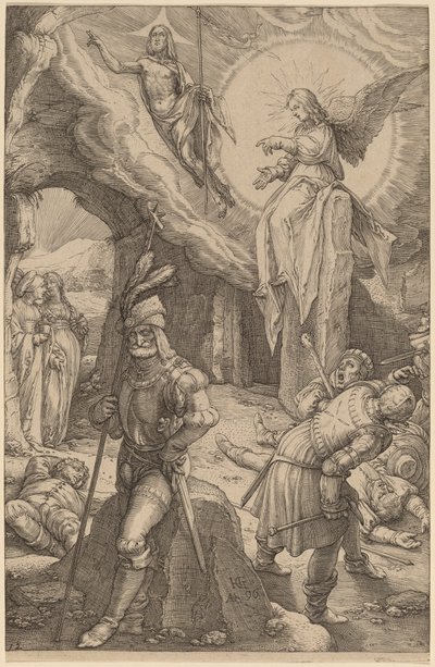 La Résurrection - Hendrik Goltzius