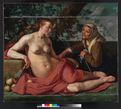 Vertumne et Pomone, 1615 - Hendrik Goltzius