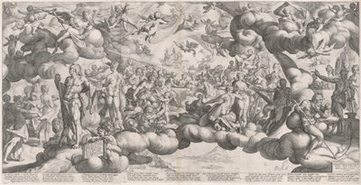 Le Mariage de Cupidon et Psyché - Hendrik Goltzius after Bartholomaeus Spranger