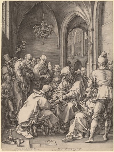 La Circoncision - Hendrik Goltzius in the style of Albrecht Dürer