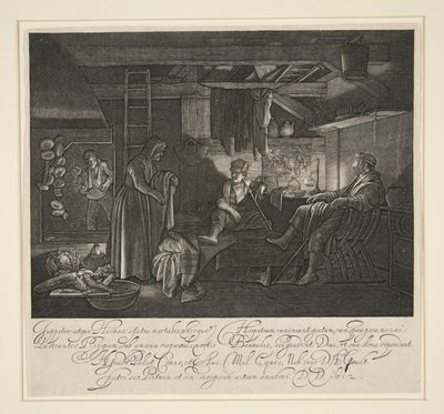Jupiter et Mercure dans la maison de Philémon et Baucis - Hendrik Goudt