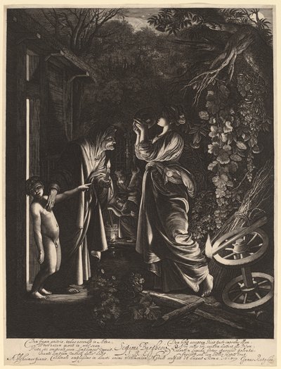 La Moquerie de Cérès - Hendrik Goudt after Adam Elsheimer