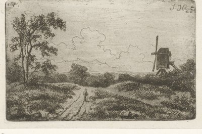 Figure sur un chemin près d
