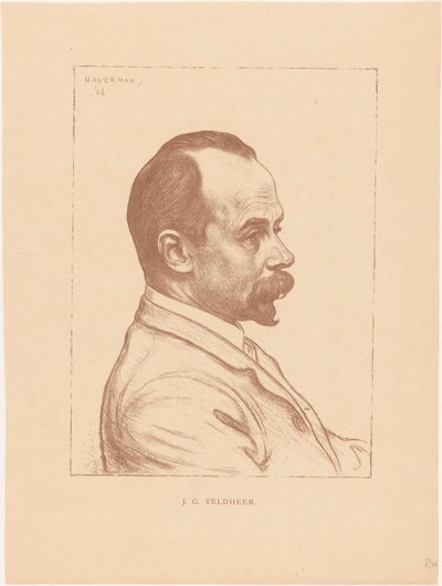 Portrait de Jacobus Gerardus Veldheer - Hendrik Johannes Haverman
