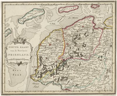 Carte de la Frise - Hendrik Kloekhoff