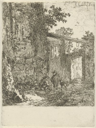 Ruine envahie par la végétation - Hendrik Kobell