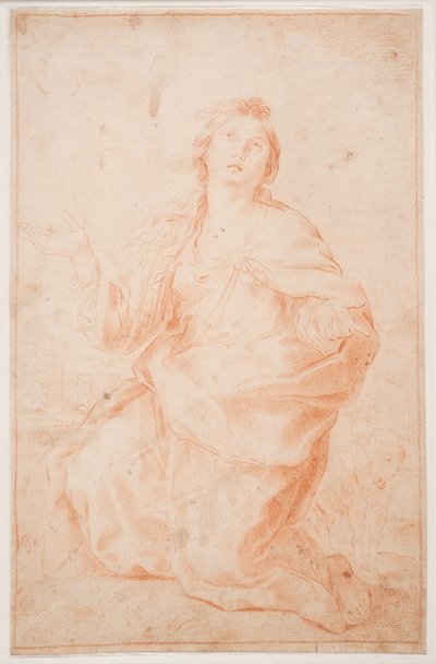 Sainte Agnès agenouillée - Hendrik Krock